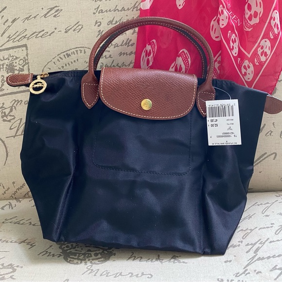 Longchamp Bags Nwt Longchamp Le Pliage Small Top Handle Nylon Handbag Poshmark